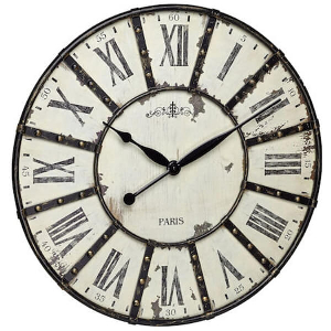 TFA 60.3039.02 VINTAGE XXL DESIGN WALL CLOCK