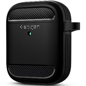 SPIGEN RUGGED ARMOR CASE FOR AIRPODS MATTE BLACK
