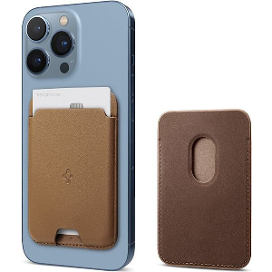SPIGEN WALLET VALENTINUS MAGFIT BROWN FOR MAGSAFE