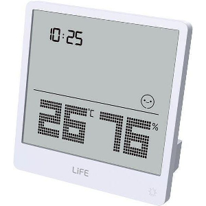 LIFE SIMPLE WHITE ΨΗΦΙΑΚΟ ΘΕΡΜΟΜΕΤΡΟ ΚΑΙ ΥΓΡΟΜΕΤΡΟ ΕΣΩΤΕΡΙΚΟΥ ΧΩΡΟΥ