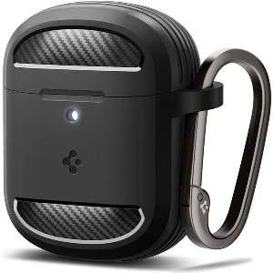 SPIGEN RUGGED ARMOR MATTE BLACK FOR GOOGLE PIXEL BUDS PRO 2/PRO