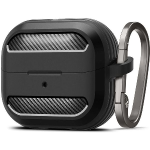 SPIGEN RUGGED ARMOR MATTE BLACK FOR SAMSUNG GALAXY BUDS 3 PRO/3