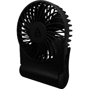 ARCTIC SUMMAIR 2GO POWERFUL HANDHELD DESK FAN WITH EXTRA-LONG BATTERY LIFE BLACK AEBRZ00027A