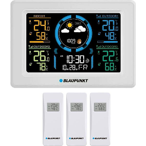 BLAUPUNKT WS40WH ΜΕΤΕΩΡΟΛΟΓΙΚΟΣ ΣΤΑΘΜΟΣ 5.1'' ΜΕ 3 ΕΞΩΤΕΡΙΚΟΥΣ ΑΙΣΘΗΤΗΡΕΣ ΜΑΥΡΟ