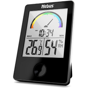 MEBUS 40929 THERMO-HYGROMETER BLACK
