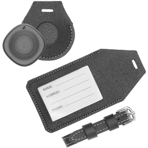 4SMARTS LOCATION FINDER SKYTAG WITH LUGGAGE TAG FOR APPLE BLACK