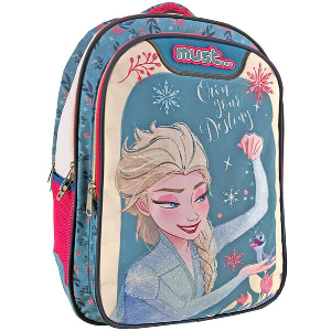 ΣΧΟΛΙΚΗ ΤΣΑΝΤΑ ΠΛΑΤΗΣ ΔΗΜΟΤΙΚΟΥ DISNEY FROZEN 2 OWN YOUR DESTINY MUST 3 ΘΗΚΕΣ