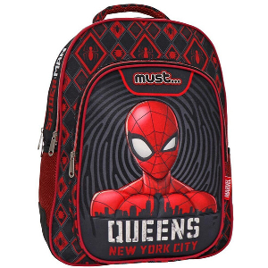 ΣΧΟΛΙΚΗ ΤΣΑΝΤΑ ΠΛΑΤΗΣ ΔΗΜΟΤΙΚΟΥ SPIDERMAN QUEENS NEW YORK CITY MUST 3 ΘΗΚΕΣ