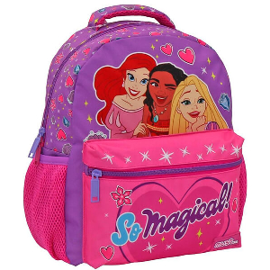 ΣΧΟΛΙΚΗ ΤΣΑΝΤΑ ΠΛΑΤΗΣ ΝΗΠΙΟΥ DISNEY PRINCESS SO MAGICAL 2 ΘΗΚΕΣ