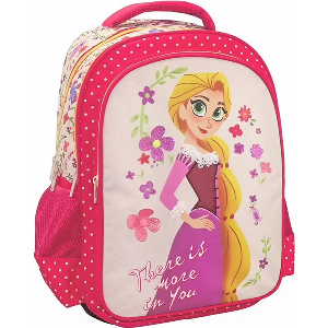 ΤΣΑΝΤΑ ΠΛΑΤΗΣ ΔΗΜΟΤΙΚΟΥ DISNEY TANGLED THERE IS MORE IN YOU ΜΕ 3 ΘΗΚΕΣ