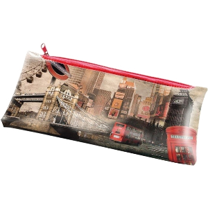 LONDON - FLAT PENCIL CASE FULL COLOR PRINTING