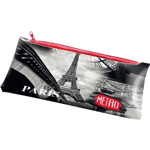 PARIS- FLAT PENCIL CASE FULL COLOR PRINTING