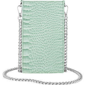 ΤΣΑΝΤΑΚΙ IDEAL OF SWEDEN UNIVERSAL ELLA PHONE POUCH MINT CROCO IDPPSS21-261
