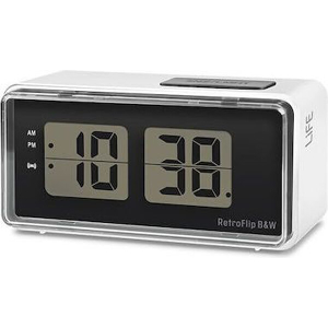 LIFE RETROFLIP B&W ΨΗΦΙΑΚΟ ΡΟΛΟΙ / ΞΥΠΝΗΤΉΡΙ ΜΕ ΟΘΌΝΗ LCD ΚΑΙ RETRO FLIP DESIGN