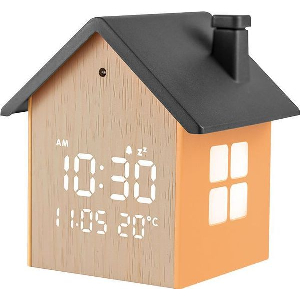 LIFE TINY HOUSE BLACK ΡΟΛΟΙ/ΞΥΠΝΗΤΗΡΙ ΟΘΟΝΗ LED ΦΩΤΑΚΙ ΝΥΚΤΟΣ221-0453