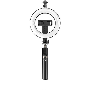 XO SS12 ΑΝΑΔΙΠΛΟΥΜΕΝΟ SELFIE STICK ΜΕ RING LIGHT ΛΕΙΤΟΥΡΓΙΑ BLUETOOTH ΚΑΙ ΕΝΣΩΜΑΤΩΜΕΝΟ ΤΡΙΠΟΔΟ