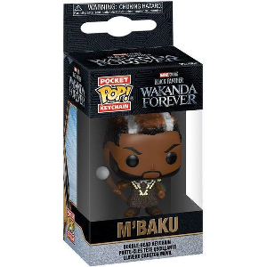 FUNKO POCKET POP! MARVEL: BLACK PANTHER WAKANDA FOREVER - MBAKU KEYCHAIN