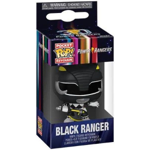 FUNKO POCKET POP! POWER RANGERS - BLACK RANGER KEYCHAIN