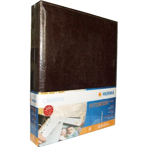 HERMA 7557 PHOTOBOOK 240 CLASSIC BROWN