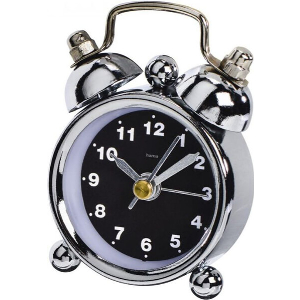 HAMA 186394 NOSTALGIA ALARM CLOCK, MINI, BLACK