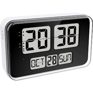 ΕΠΙΤΟΙΧΙΟ ΨΗΦΙΑΚΟ ΡΟΛΟΙ ΚΑΙ ΗΜΕΡΟΛΟΓΙΟ LIFE WALL FLIP LCD 221-0457