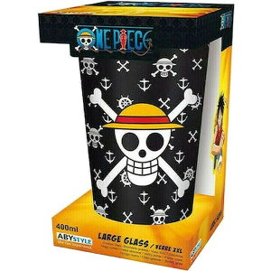 ABYSSE ONE PIECE - LUFFY LARGE GLASS (400ML) (ABYVER167)