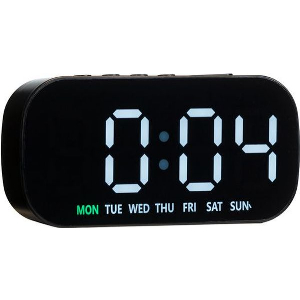 OSIO OCA-3015B ΞΥΠΝΗΤΗΡΙ ΜΕ ΕΝΔΕΙΞΗ ΘΕΡΜΟΚΡΑΣΙΑΣ ΚΑΙ ΗΜΕΡΟΜΗΝΙΑΣ ΜΑΥΡΟ