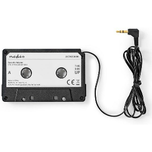 NEDIS ACON2200BK CASSETTE ADAPTER 3.5 MM MALE BLACK