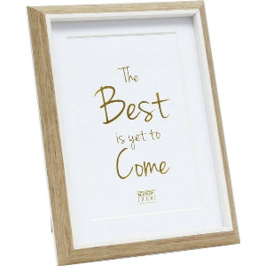 DEKNUDT S46WG4 P1 RESIN 30X40 NATURE/WHITE WITH PASSEPARTOUT