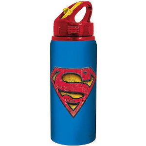 STOR: SUPERMAN - YOUNG ADULT ALUMINIUM SPORT BOTTLE (1491)