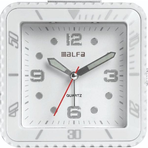 ΡΟΛΟΙ ΕΠΙΤΡΑΠΕΖΙΟ 2810 ALFAONE ΑΝΑΛΟΓΙΚΟ ΑΘΟΡΥΒΟ ΜΕ ΦΩΤΙΣΜΟ LED ΛΕΥΚΟ RUBBER-SILVER
