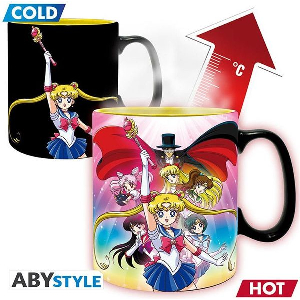 ABYSSE: SAILOR MOON - SAILOR MOON GROUP HEAT CHANGE MUG (460ML)