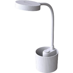 FOREVER LIGHT DESK LED LAMP 5W WITH PEN HOLDER PURE FLB-20 AGNES WHITE