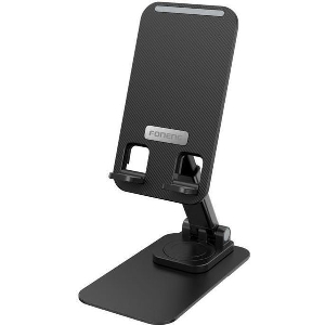 UNIVERSAL DESKTOP FOLDABLE HOLDER FONENG CP125 METAL 360° FOR TABLETS & SMARTPHONES BLACK