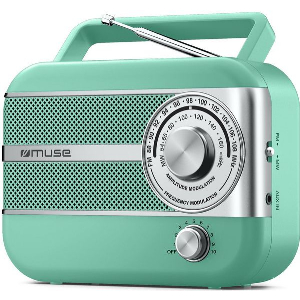 ΡΑΔΙΟΦΩΝΟ MUSE M-056AG ΜΠΑΤ-ΡΕΥΜΑΤΟΣ ΑΝΑΛ. ΠΡΑΣΙΝΟ RETRO