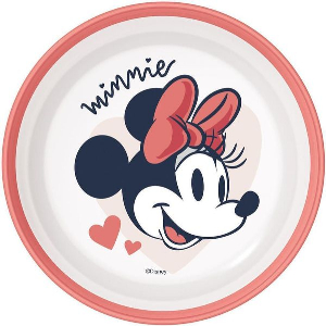 STOR DISNEY: MINNIE MOUSE HEART FULL NON SLIP BICOLOR PREMIUM BOWL (10792)