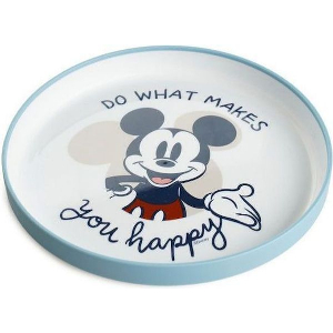 STOR DISNEY: MICKEY MOUSE FULL OF SMILES - NON SLIP BICOLOR PREMIUM PLATE (10493)