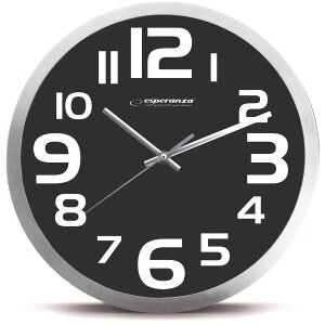 ESPERANZA EHC013K WALL CLOCK ZURICH BLACK