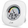 LIFE WES-103 DIGITAL INDOOR THERMOMETER AND HYGROMETER WITH CLOCK
