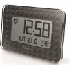 OREGON SCIENTIFIC JW208-BK GLAZE DIGITAL WALL CLOCK WEATHER STATION JUMBO BLACK