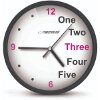 ESPERANZA EHC014K WALL CLOCK PRAGUE BLACK