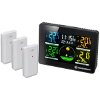 BRESSER THERMO HYGRO QUADRO NLX - THERMO-/HYGROMETER WITH 3 OUTDOOR SENSORS