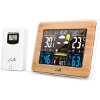 LIFE RAINFOREST BAMBOO EDITION WEATHER STATION WITH WIRELESS OUTDOOR SENSOR AND ALARM/CLOCK