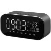 AKAI ABTS-S2 DUAL ALARM CLOCK AND BLUETOOTH SPEAKER 6W WITH RADIO, AUX-IN AND USB FOR CHARGING BLAC