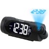BLAUPUNKT CRP9BK CLOCK RADIO WITH USB CHARGING AND TIME PROJECTION