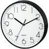 HAMA 186343 PG-220 WALL CLOCK LOW-NOISE BLACK