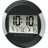 HAMA 186383 PP-245 DCF RADIO WALL CLOCK BLACK