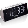 LENCO CR-18 CLOCK RADIO WHITE