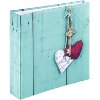 HAMA 02169 RUSTICO MEMO ALBUM FOR 200 PHOTOS 10X15CM LOVE KEY LILAC