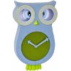 TFA 60.3052.06 BLUE/GREEN LUCY KIDS PENDULUM CLOCK OWL